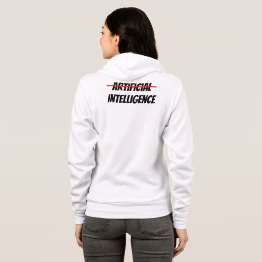 人工知能Tシャツ パーカ (裏面フル)