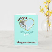 人工股関節置換術ユーモア股関節手術ギフトおばあちゃん カード (黄色い花)