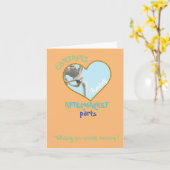 人工股関節置換術 面白い ギフト 股関節手術 ナン カード (黄色い花)