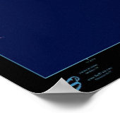 人工衛星ポスタカリブのー「アルバ」 ポスター (角)