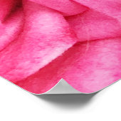 人工赤バラ背景クローズアップ ポスター (角)