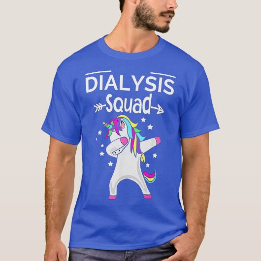 人工透析チームの透析啓発 Tシャツ (正面)