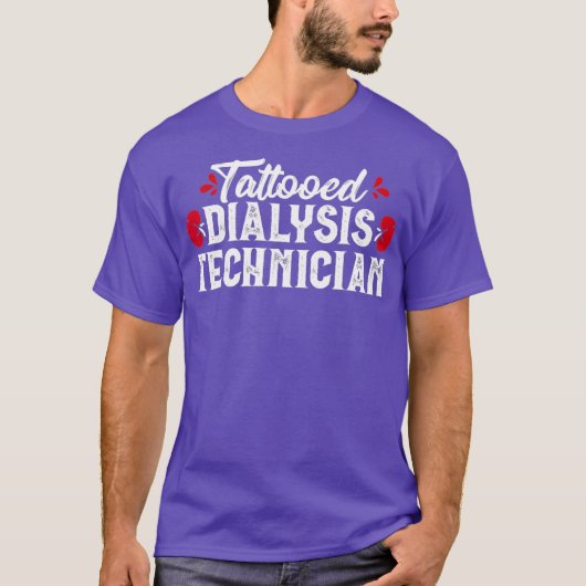 人工透析技術腎臓学 Tシャツ (正面)