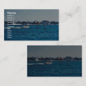 人工遊休地を走り抜けるボート 名刺 (正面/裏面)