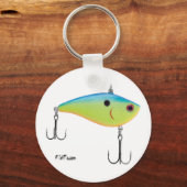 人工餌、仕掛け、魚釣りギア キーホルダー (正面)