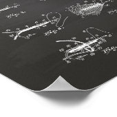 人工1950特許芸術を作る – Chalkboard ポスター (角)