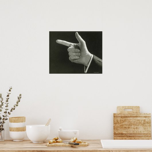 人差し ポスター (キッチン)