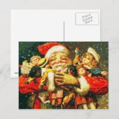 人形つきサンタ シーズンポストカード (正面/裏面)