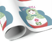 人形です ラッピングペーパー (ロールコーナー)