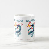 人形と乳母車パレード コーヒーマグカップ (中央)