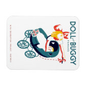 人形と乳母車パレード マグネット (横)