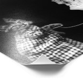 人形と子猫のスキップ フォトプリント (角)