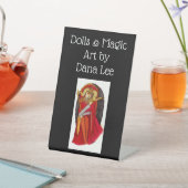 人形と魔法 台座サイン (インサイチュ)