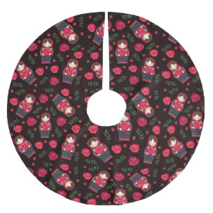 人形のネスト ブラッシュドポリエステルツリースカート