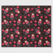 人形のネスト ラッピングペーパー (フラット)