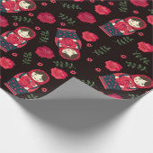 人形のネスト ラッピングペーパー (角)