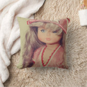 人形のポートレート クッション (ブランケット)