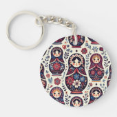 人形のロシアのキーチェーン キーホルダー (正面)