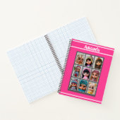 人形の写真を祝福する ノートブック (内部)