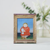 人形の女の子， c.1892またはc.1904-05 ポストカード (スタンド正面)