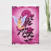 人形の庭の挨拶状 カード (正面)