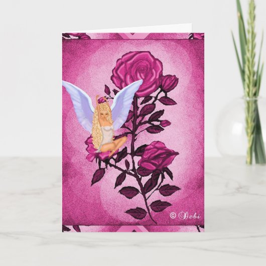 人形の庭の挨拶状 カード (正面)