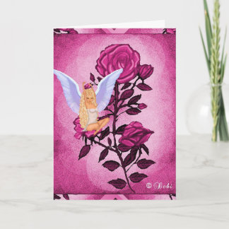 人形の庭の挨拶状 カード