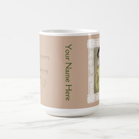 人形の愛好家がより多くのおもしろいのフランスの人形マグカップ コーヒーマグカップ (中央)