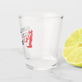 人形の竹の家がガラスを打つ ショットグラス (右)