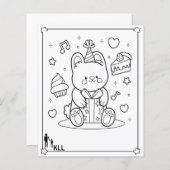 人形の誕生日プレゼント (正面/裏面)