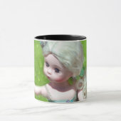 人形の顔 マグカップ (中央)