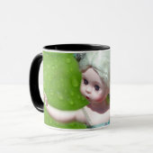 人形の顔 マグカップ (正面左)