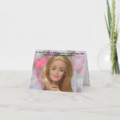 人形を愛する カード (裏面)