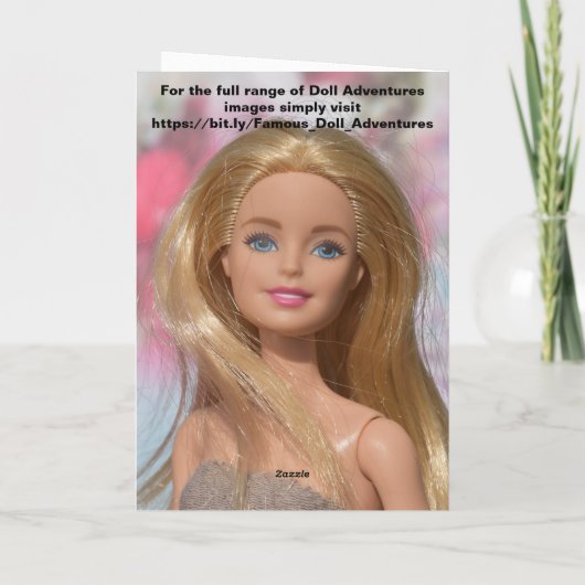 人形を愛する カード (裏面)