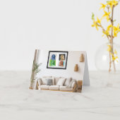 人形を愛する カード (黄色い花)