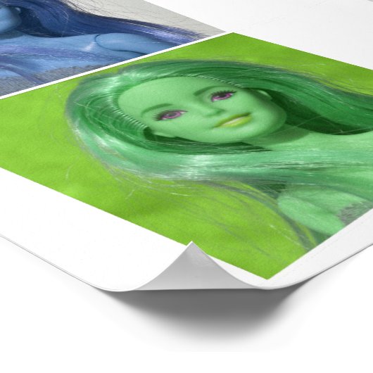 人形を愛する ポスター (角)