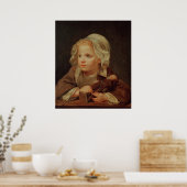 人形を持った少女 ポスター (キッチン)