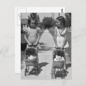 人形を持つ女の子， 1941 ポストカード (正面/裏面)