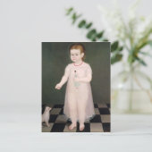 人形を持つ少女， 1838 ポストカード (スタンド正面)