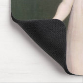 人形を持つ若い女の子、1838年 マウスパッド (コーナー)