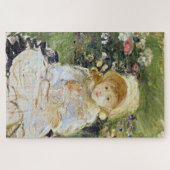 人形を持つ若い女の子(Berthe Morisot) ジグソーパズル (横)