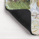 人形を持つ若い女の子(Berthe Morisot) マウスパッド (コーナー)