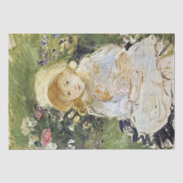 人形を持つ若い女の子(Berthe Morisot) 薄葉紙
