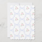 人形を誕生日す名門私立校風のる 招待状 (裏面)