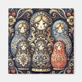 人形エレガントロシアの磁石 マグネット