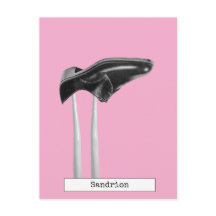 人形クールファッションはがき