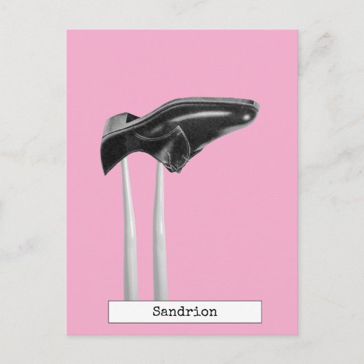 人形クールファッションはがき ポストカード (正面)