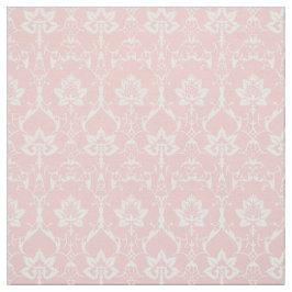 人形スケールのルネッサンスのダマスク、繊細なピンク ファブリック