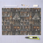 人形ビクトリアン入り幽霊のよく出るゴシック体のドールショーズ 薄葉紙 (クラフト)