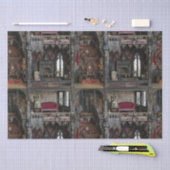 人形ビクトリアン入り幽霊のよく出るゴシック体のドールショーズ 薄葉紙 (クラフト)